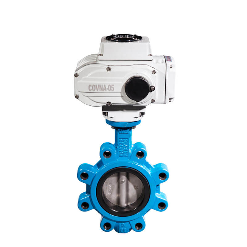 HK60-D-M Cast Iron Lugged Type Electric Butterfly Valve